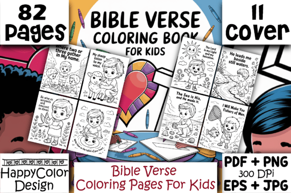 Bible Verse Coloring Pages for Kids & Coloring Pages Amp