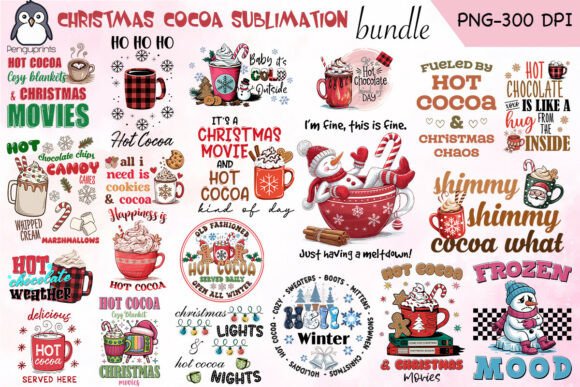 Christmas Cocoa Sublimation Bundle