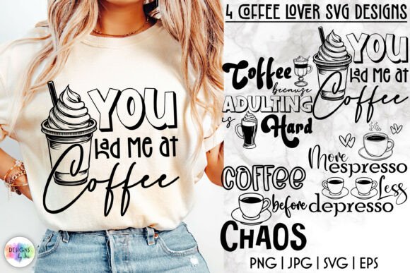 Coffee Lover SVG, Funny Coffee Quotes
