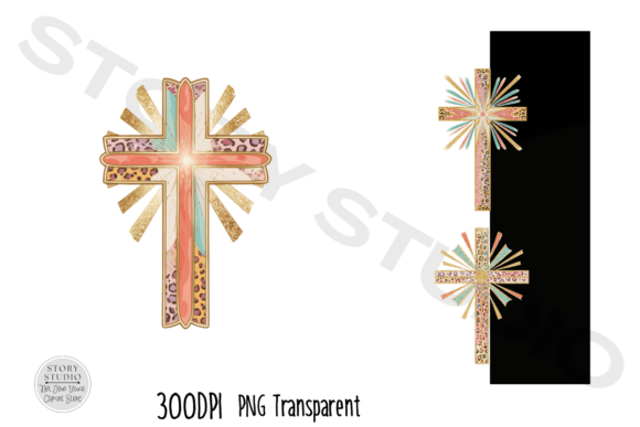 Elegant Pastel Cross Clipart Bundle for Crafts