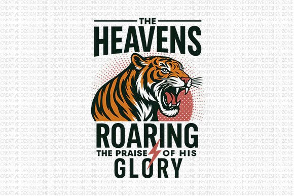 Heavens Roaring Tiger PNG — Premium Illustrations