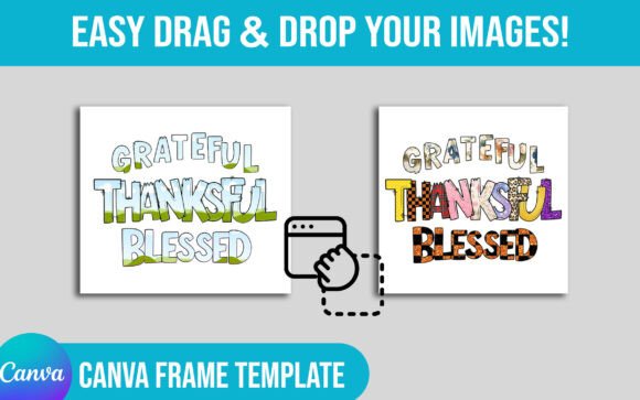 Thankful Thanksgiving Canva Frame